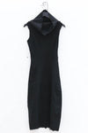 marc le bihan turtleneck dress 21961 E23 black